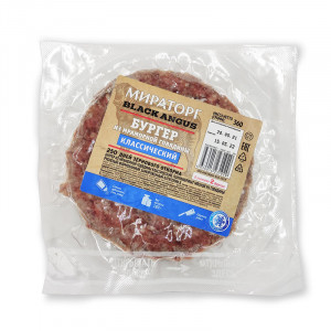 Котлета Бургер из мраморной говядины Мираторг Котлета Бургер из мраморной говядины Мираторг