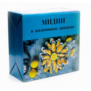 Мидии на половинке раковин в/м